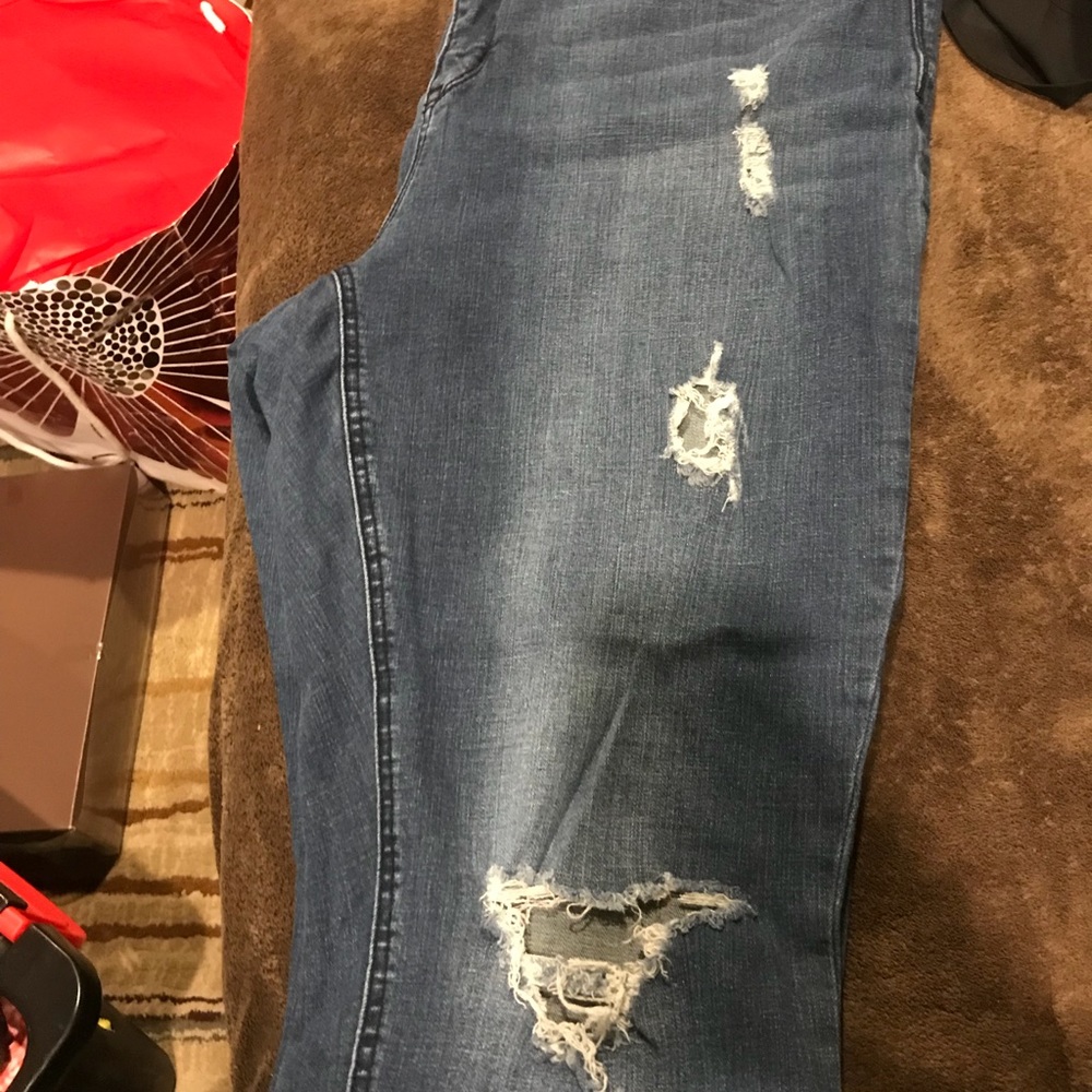 Super Stretchy Ripped Skinny Jeans